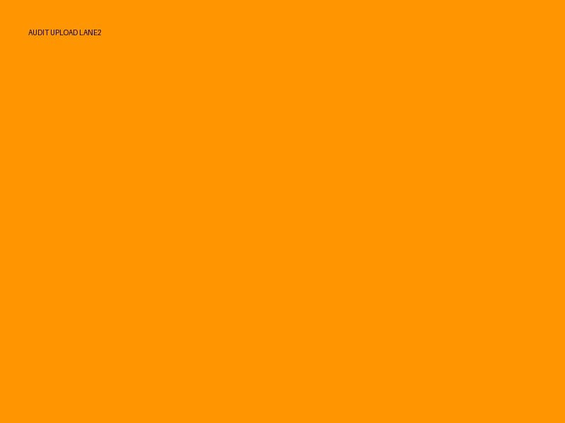Orange audit test image lane two